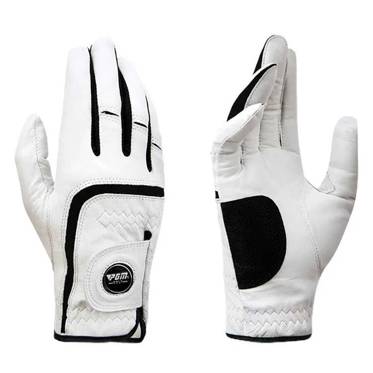 PGM Golf Sheepskin Breathable Non-slip Single Gloves for Men (Color:Right Hand Size:22)