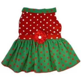 Polka Dot Corduroy Dress