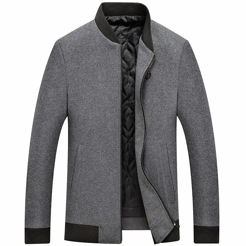 Pologize™ Slim Fit Woolen Jacket