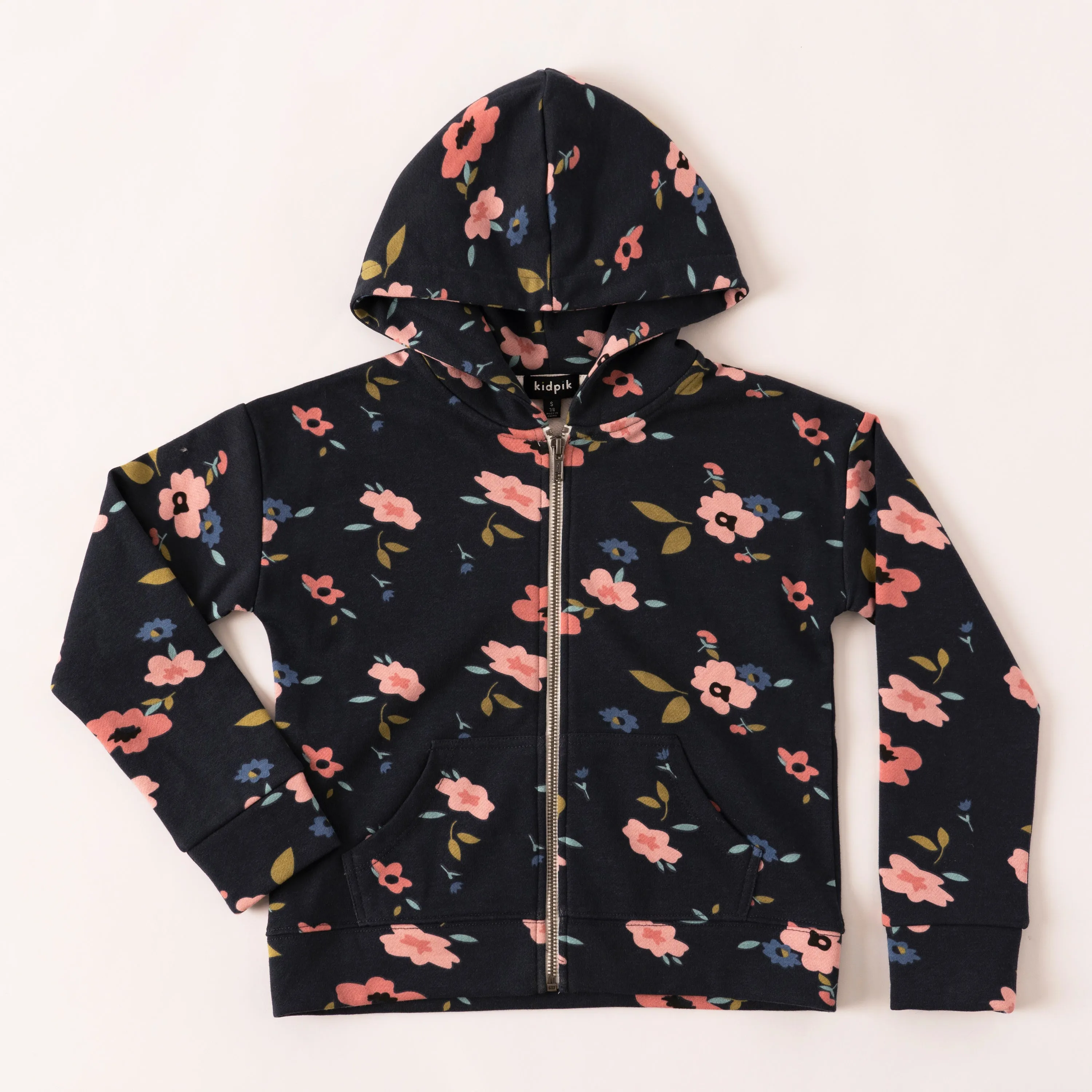 Poppy Floral Zip Cardigan