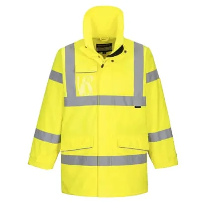 Portwest Hi-Vis Extreme Waterproof Parka Work Jacket - S590