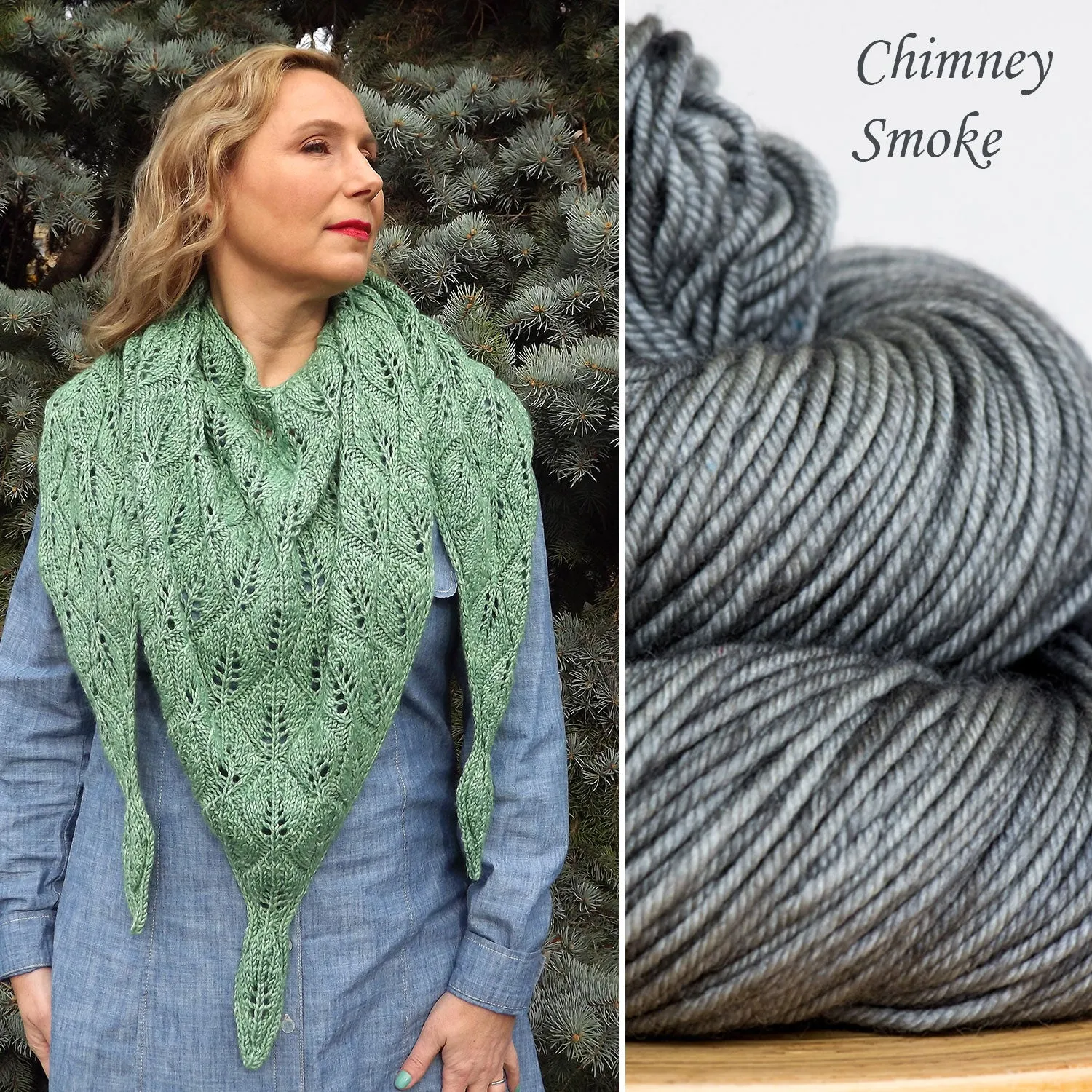 PRE-ORDER Shade Garden shawl kit