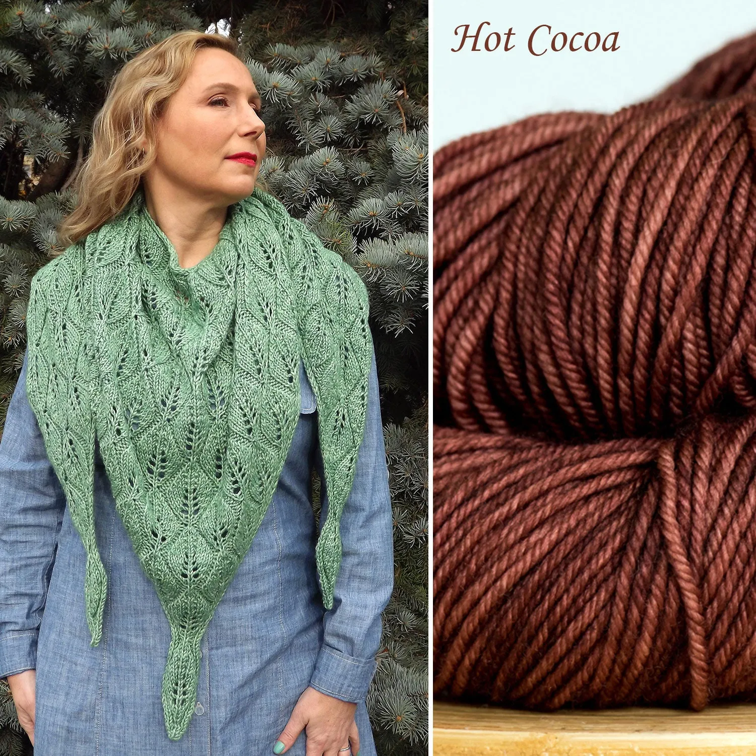 PRE-ORDER Shade Garden shawl kit