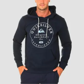 Quiksilver Circle Trim Pullover Hoodie Navy Blazer