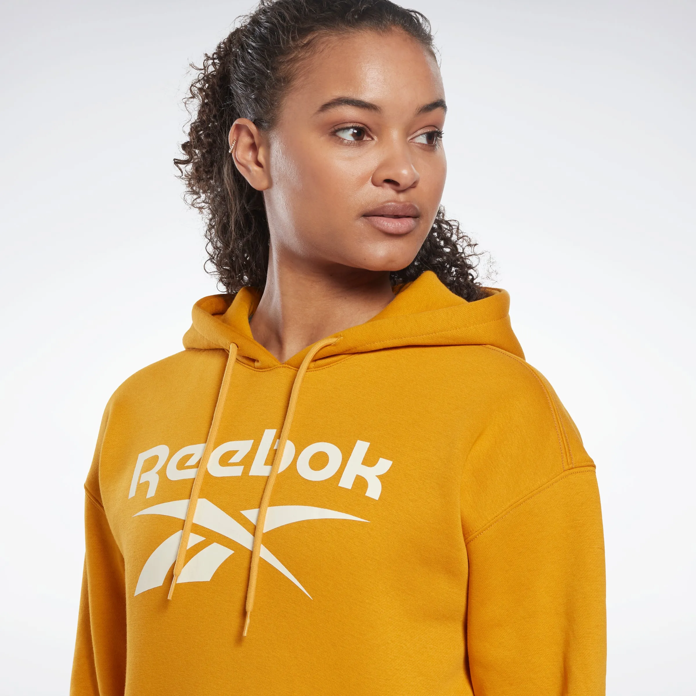 Reebok Apparel Women Reebok Identity Logo Fleece Hoodie Brgoch