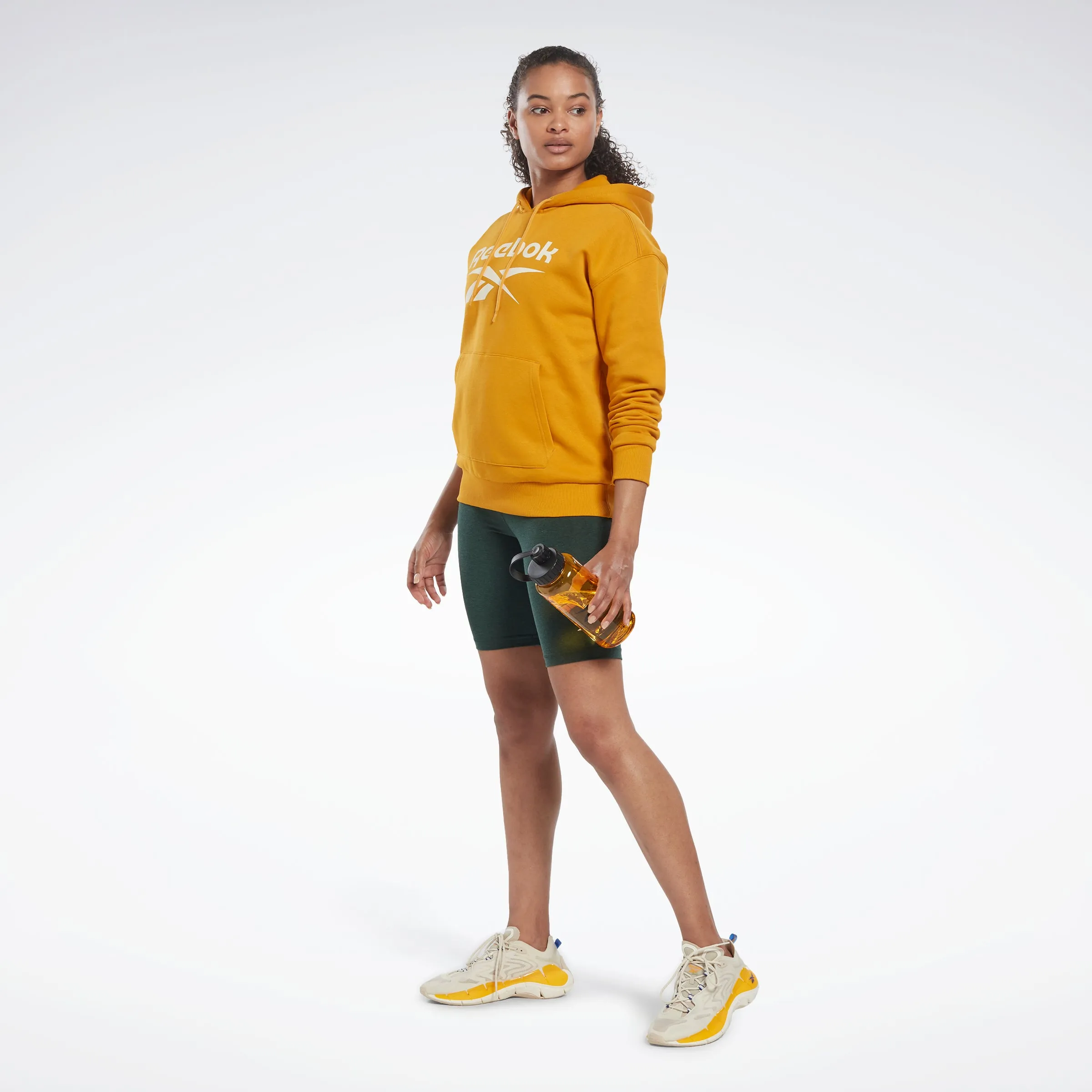 Reebok Apparel Women Reebok Identity Logo Fleece Hoodie Brgoch