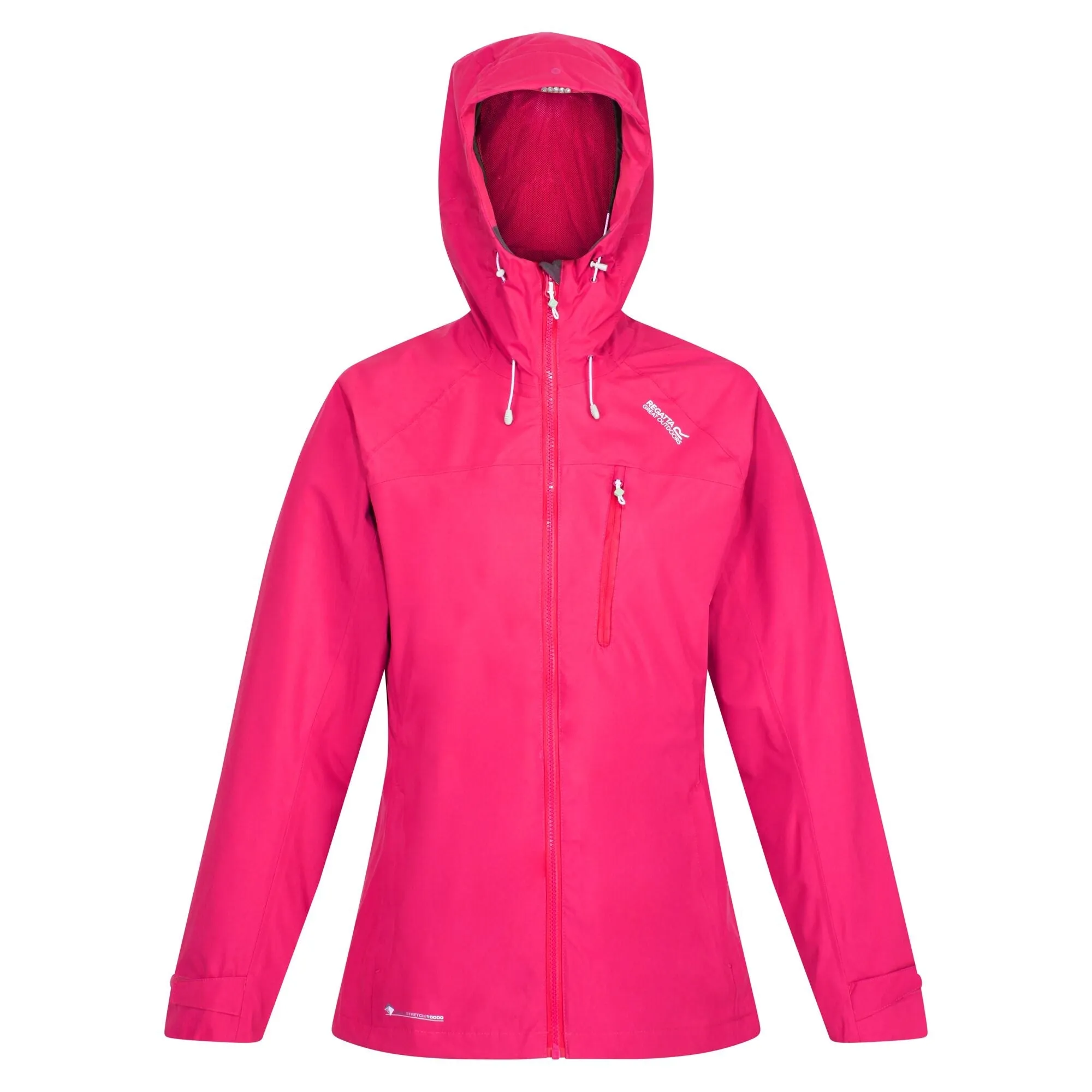 Regatta Womens Britedale Waterproof Breathable Jacket - LED Torch On Hood