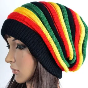 Reggae Rasta Balaclava Casual Warm Knitted Winter Beanie