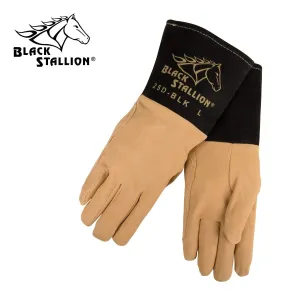 Revco 25D-BLK Premium Deerskin TIG Welding Gloves w/ DragPatch® (1 Pair)