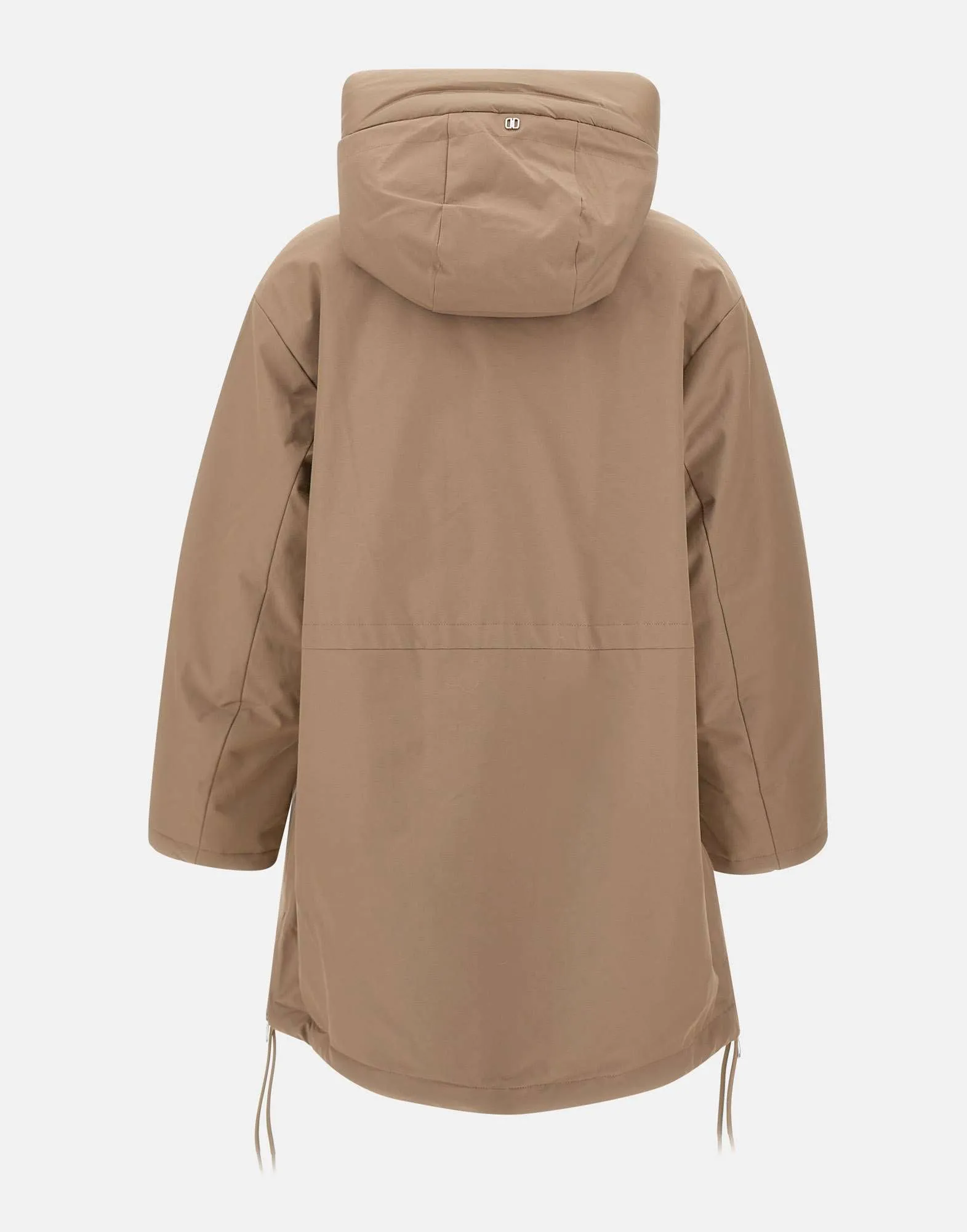 Reversible Camel Quilted Parka