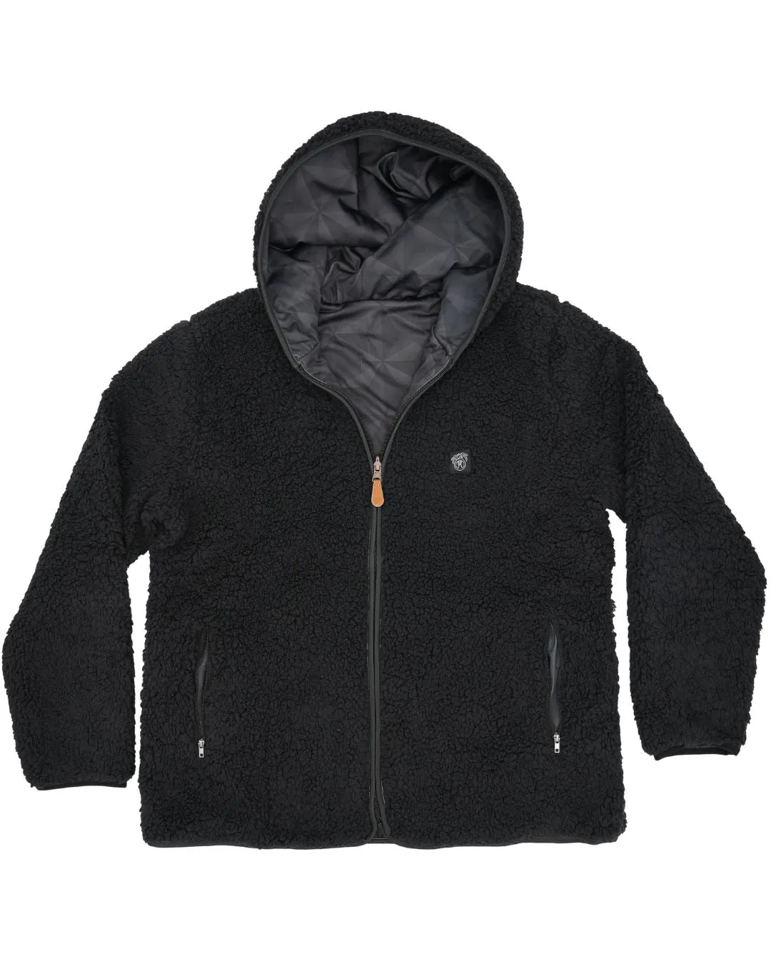 Reversible Sherpa Full Zip Hoodie