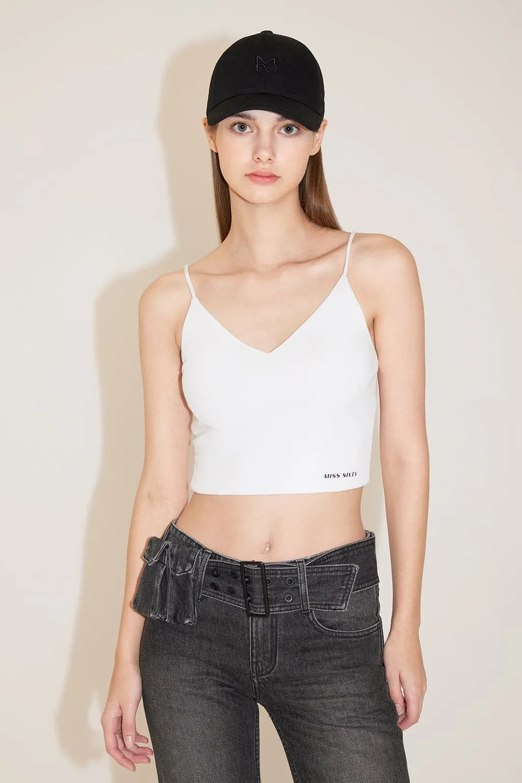 Sexy V-Neck Cropped Camisole