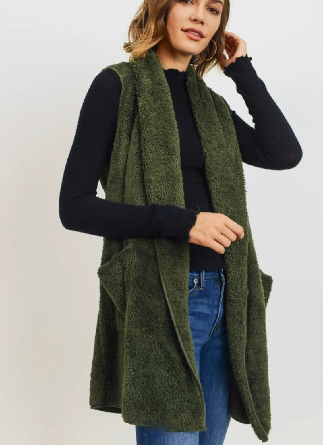 Sherpa Mary Cardigan (3 colors)