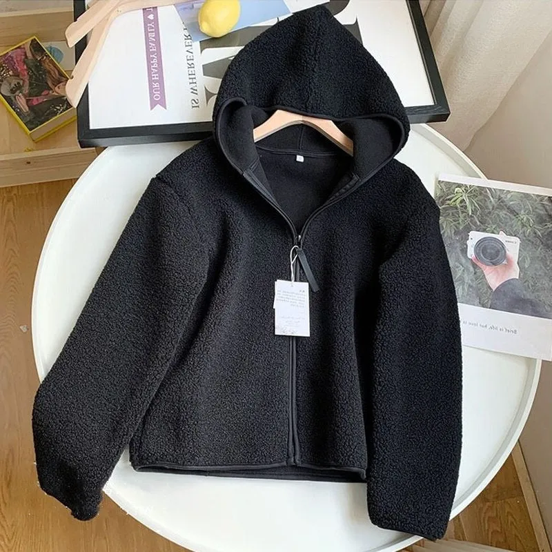 Sherpa Zip-Up Hoodie