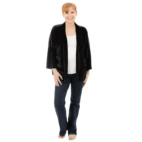 Short Velvet Cardigan