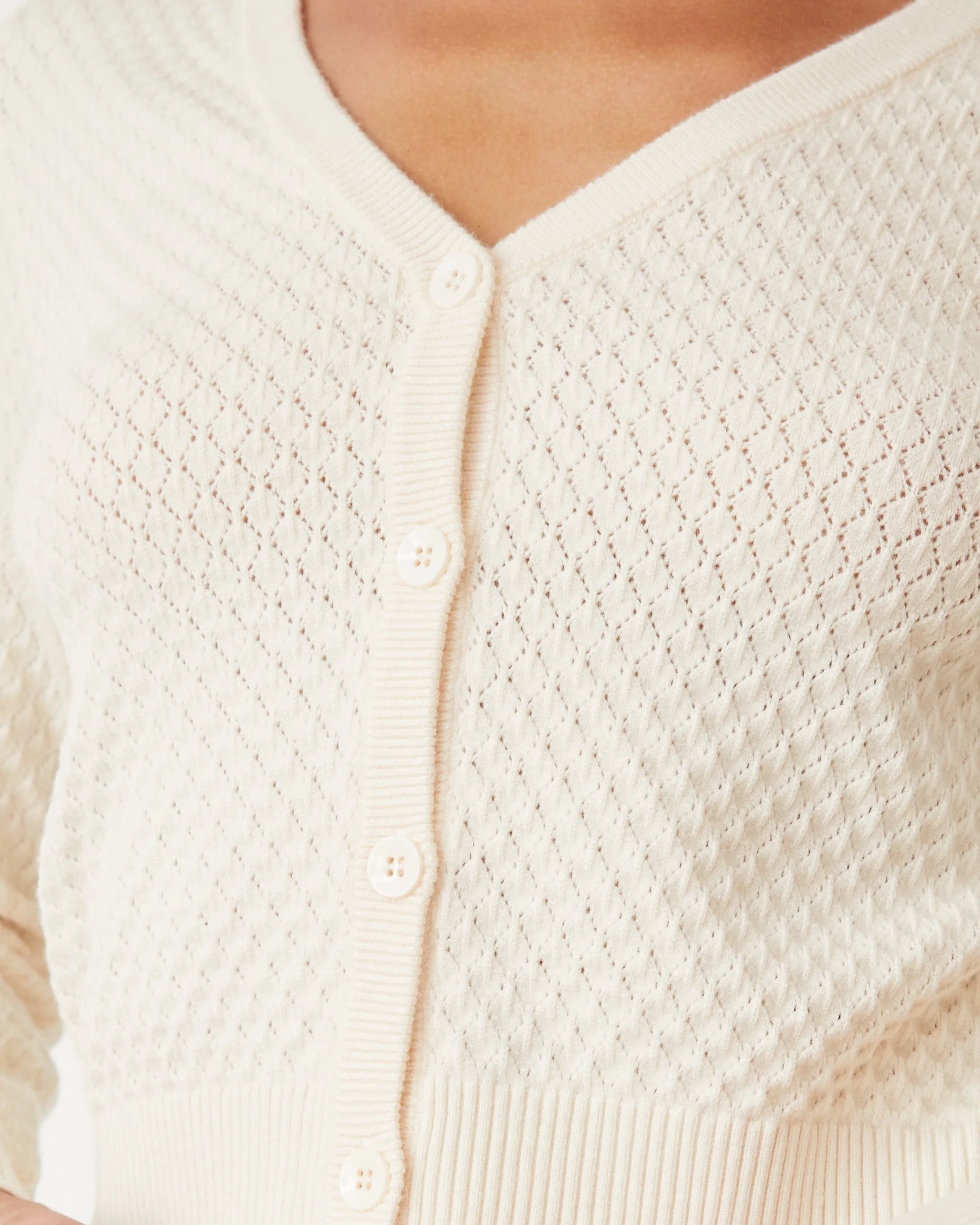 Softknit French Waffle Cardigan