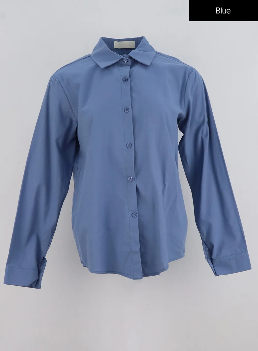 Solid Button Down Shirt IG312