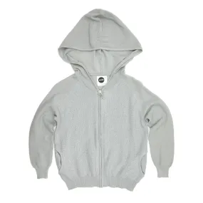 Sudo Kids Silver Raindance Cotton Knit Hoodie