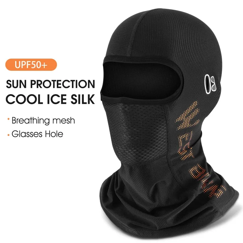 Summer Cycling Cap Anti-UV Full Face Cover Breathable Sport MTB Bike Motorcycle Balaclava Bicycle Helmet Liner Caps