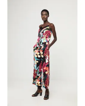 Surkana Satin Floral Trousers