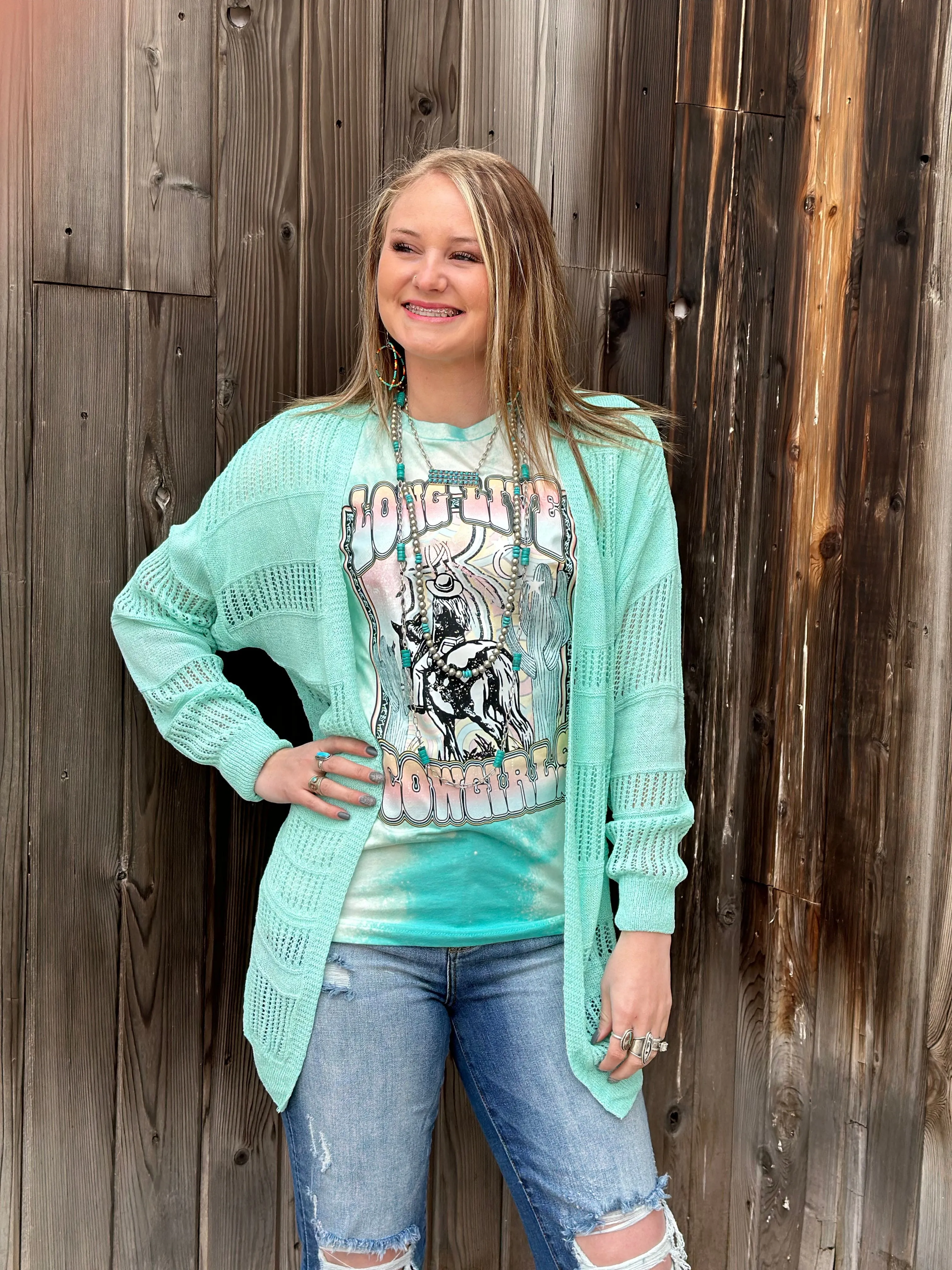 The Durango Turquoise Fall Cardigan