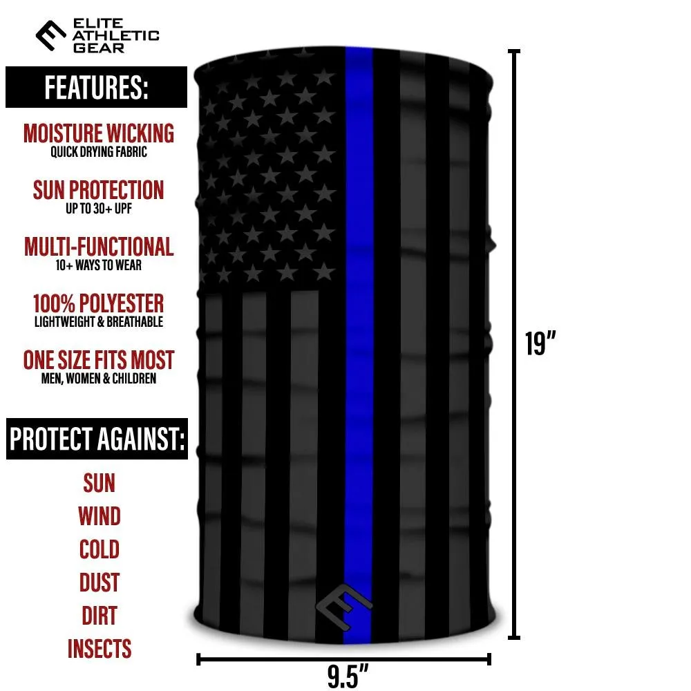 Thin Blue Line Multi-Use Face Bandana