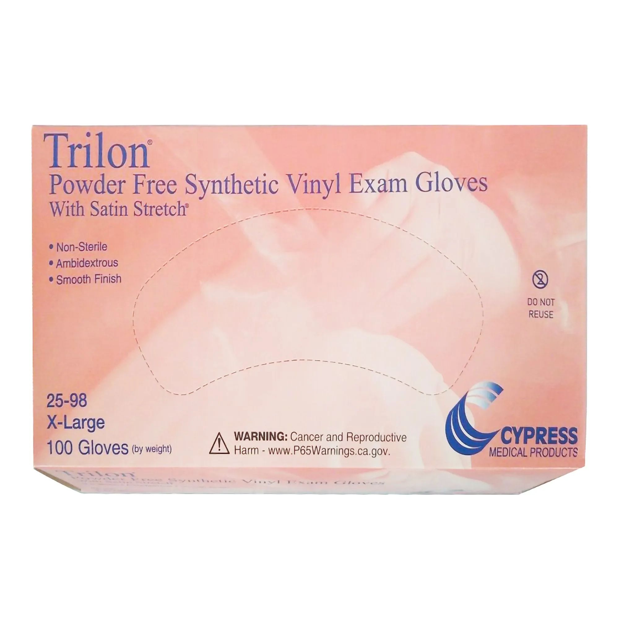 Trilon® Exam Glove, Extra Large, Clear