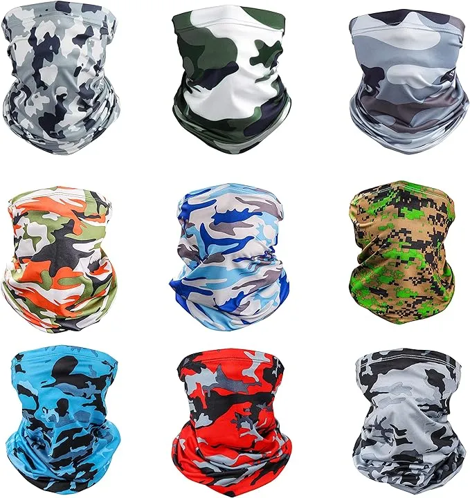 UV Protection Face Mask/Cooling Neck Gaiter - Balaclava Bandana/Scarf