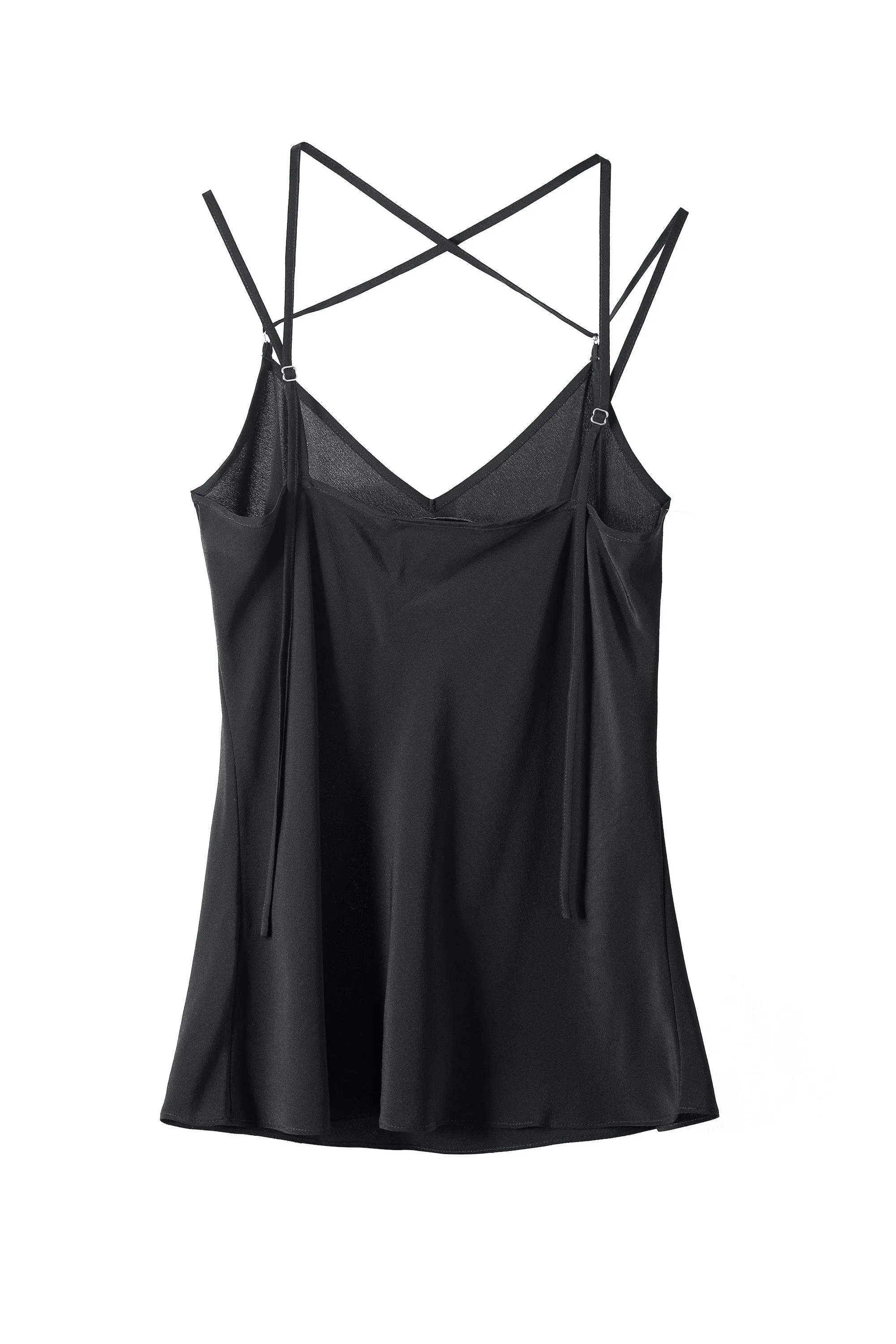 Vela Silk Camisole Black