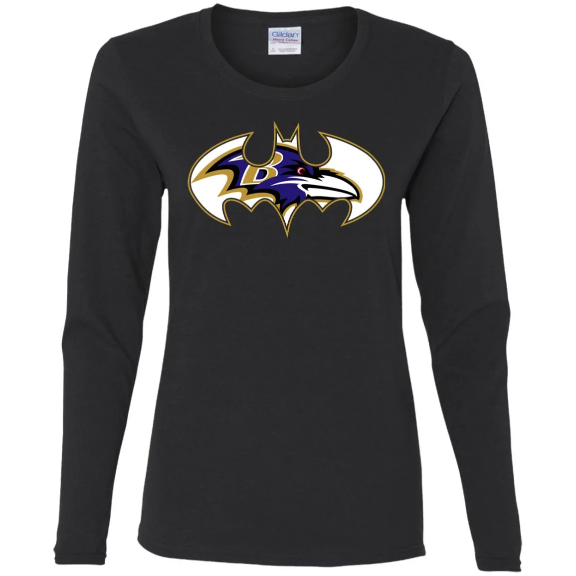 We Are The Baltimore Ravens Batman Nfl Mashup Women Long Sleeve Shirt