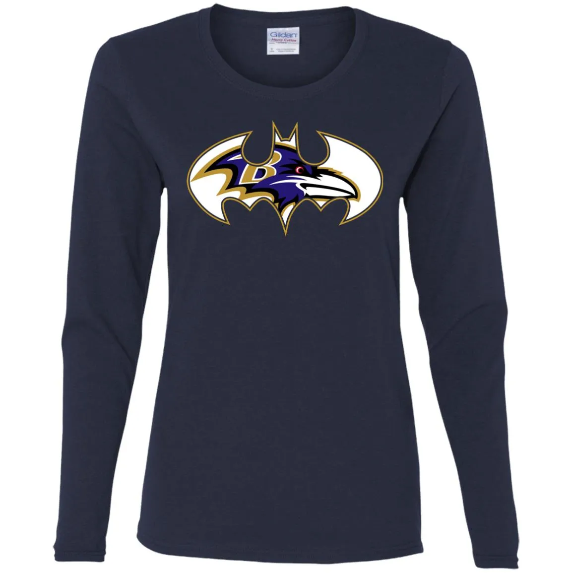 We Are The Baltimore Ravens Batman Nfl Mashup Women Long Sleeve Shirt