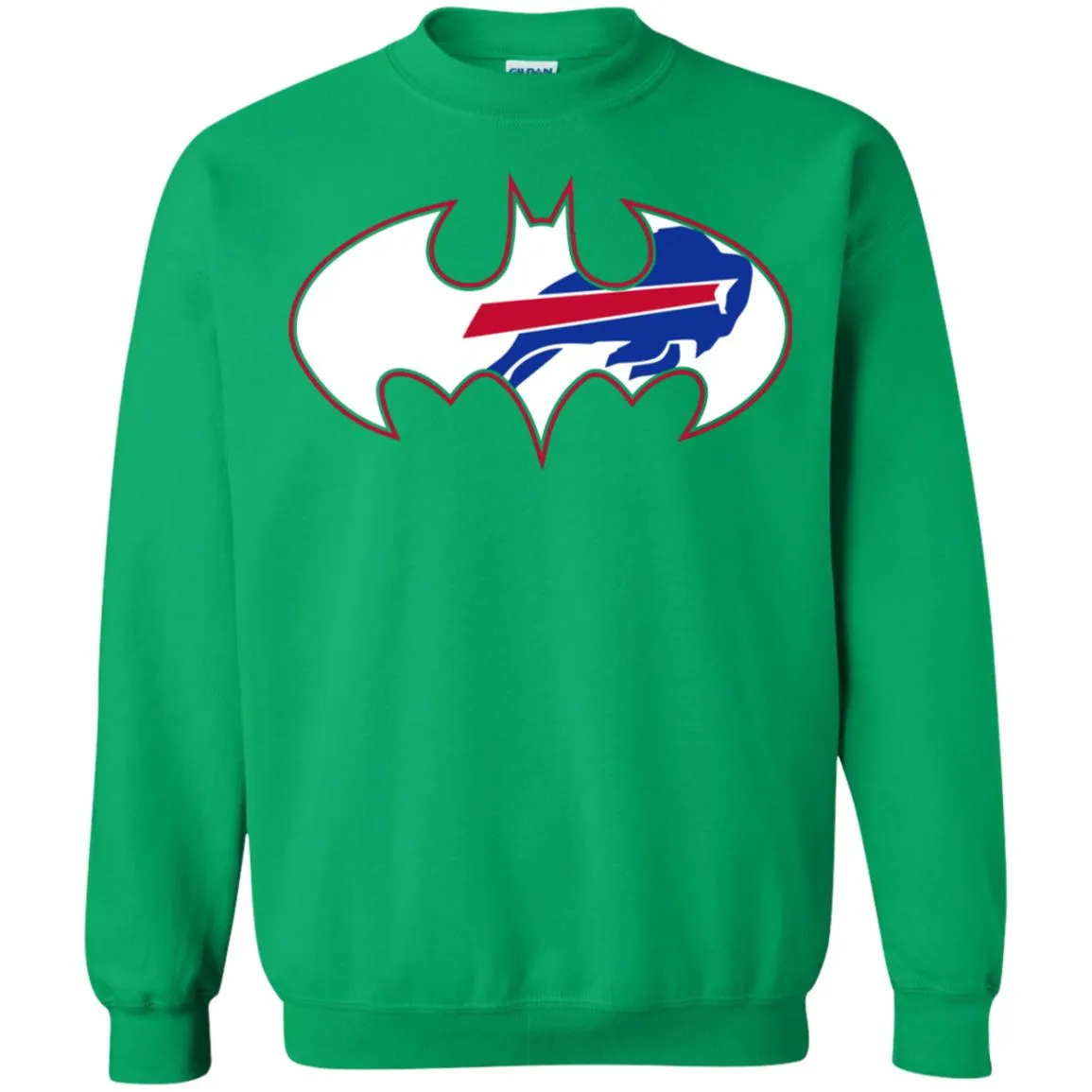 We Are The Buffalo Bills Batman Nfl Mashup Crewneck Pullover Sweatshirt