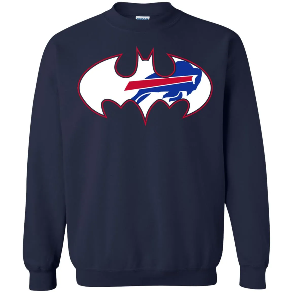 We Are The Buffalo Bills Batman Nfl Mashup Crewneck Pullover Sweatshirt