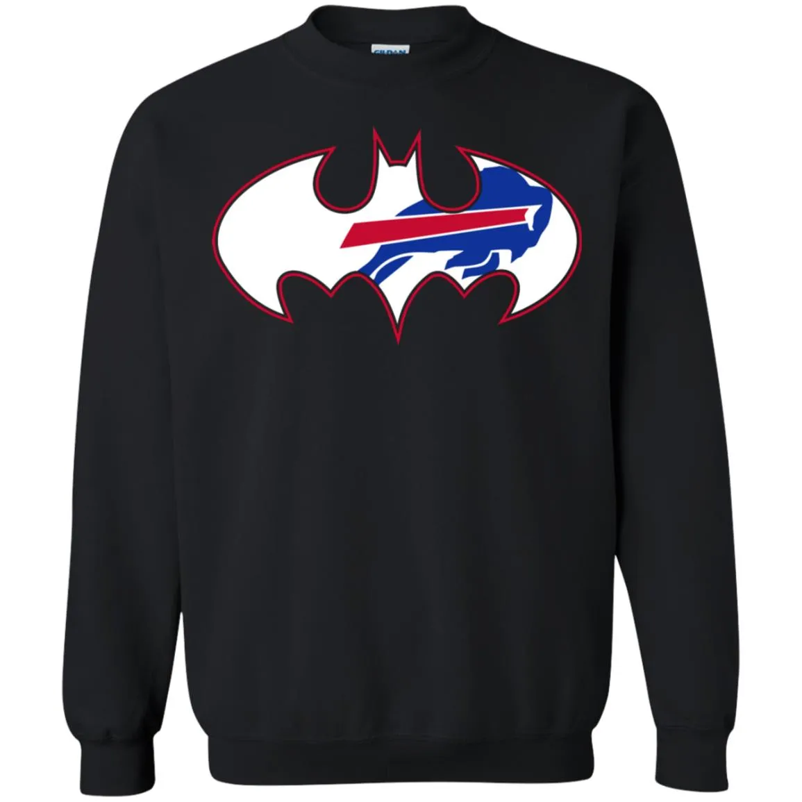 We Are The Buffalo Bills Batman Nfl Mashup Crewneck Pullover Sweatshirt