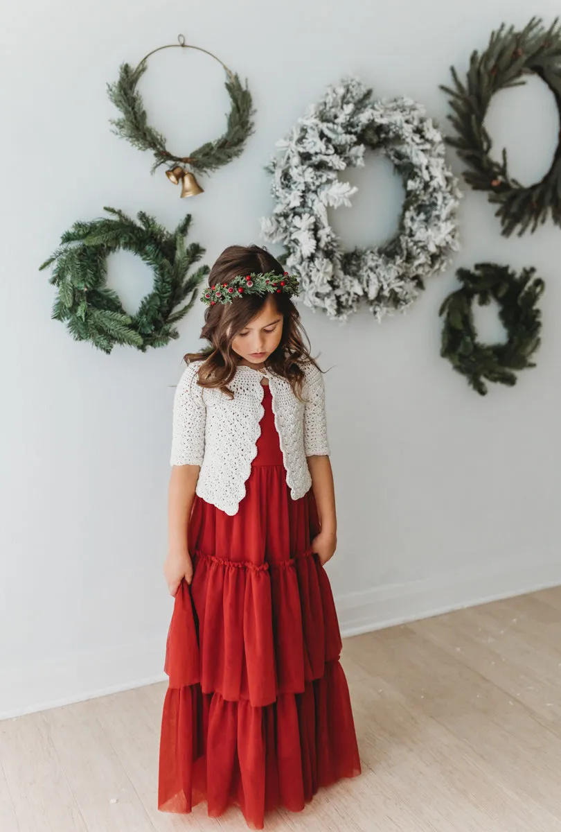 Wendy Dress (venetian red tulle)