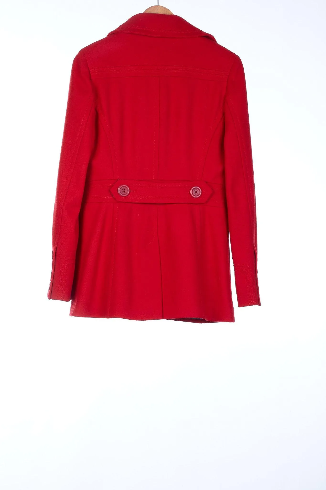 Whistles 100% Wool Red Jacket UK Size 10