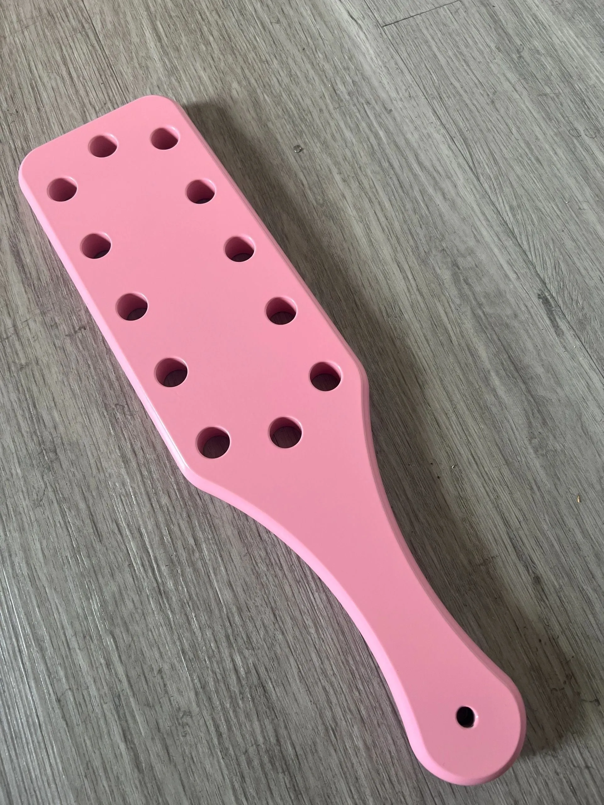 Wholesale Pretty in Pink El Jefe Aluminum Spanking Paddle Frat Impact Device