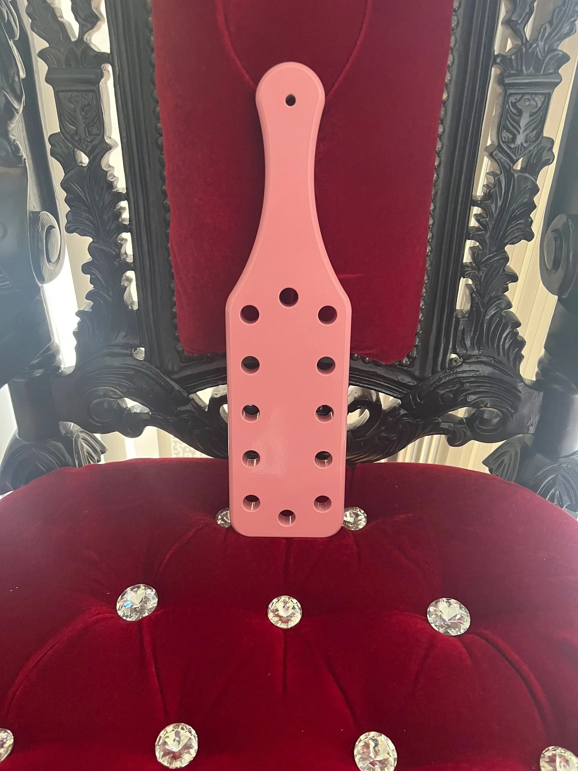 Wholesale Pretty in Pink El Jefe Aluminum Spanking Paddle Frat Impact Device