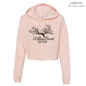 Willowbend Large Logo Ladies Cropped Premium Hoodie (WBT003-AFX64CRP)