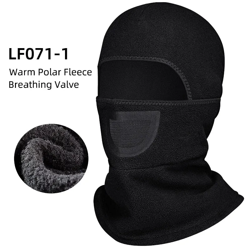 Winter Climbing Hiking Fleece Thermal Keep Warm Windproof Cycling Face Balaclava Running Fishing Skiing Hat Headwear