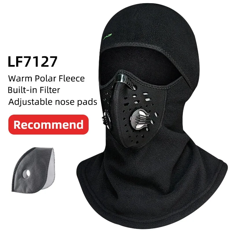 Winter Climbing Hiking Fleece Thermal Keep Warm Windproof Cycling Face Balaclava Running Fishing Skiing Hat Headwear