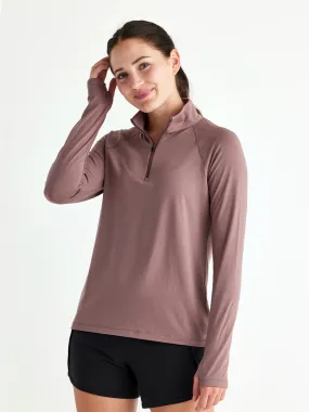 Women's Bamboo Flex Quarter Zip - Canyon