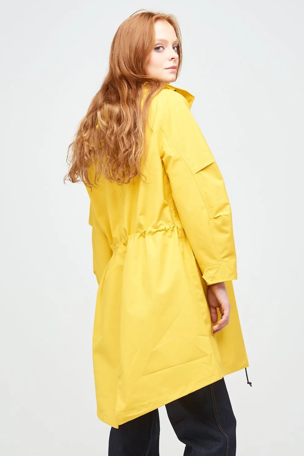 Women's Long Parka - Yellow