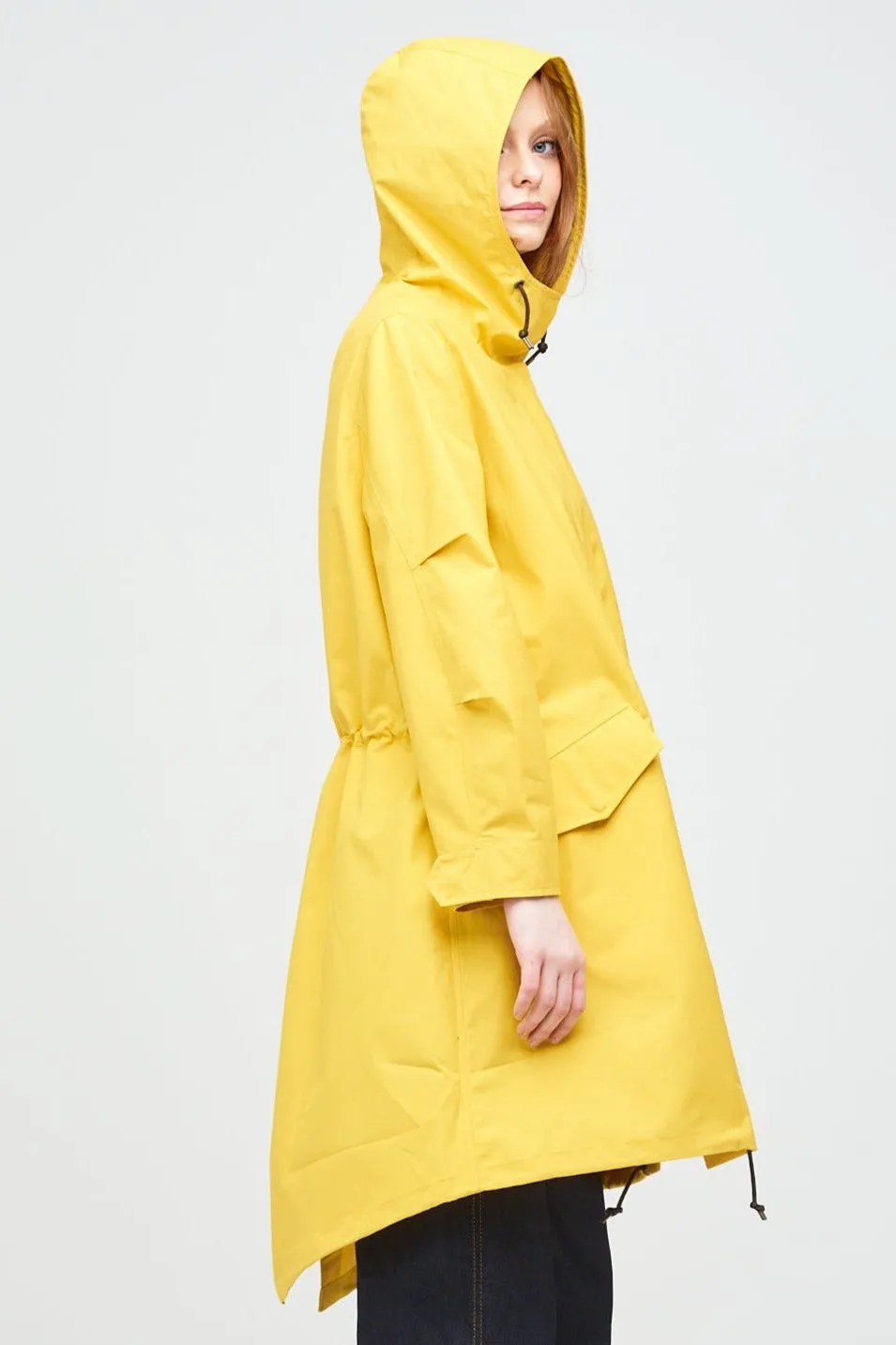 Women's Long Parka - Yellow