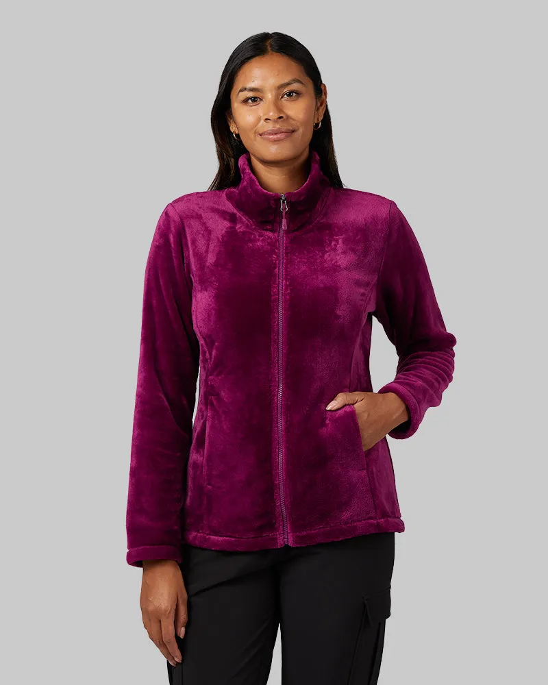 WOMEN'S LUXE FUR FULL-ZIP