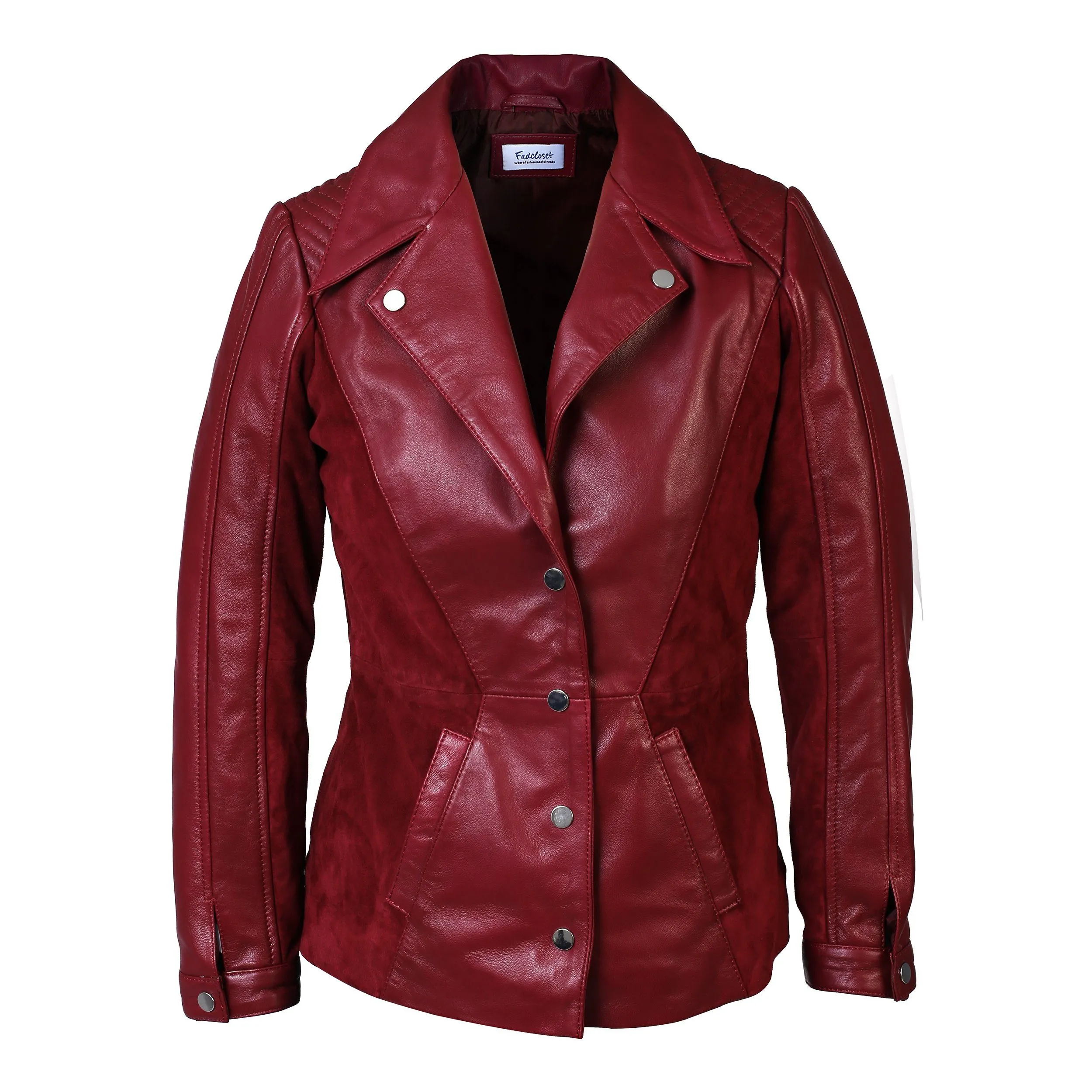 Womens Myrcella Suede Leather Blazer