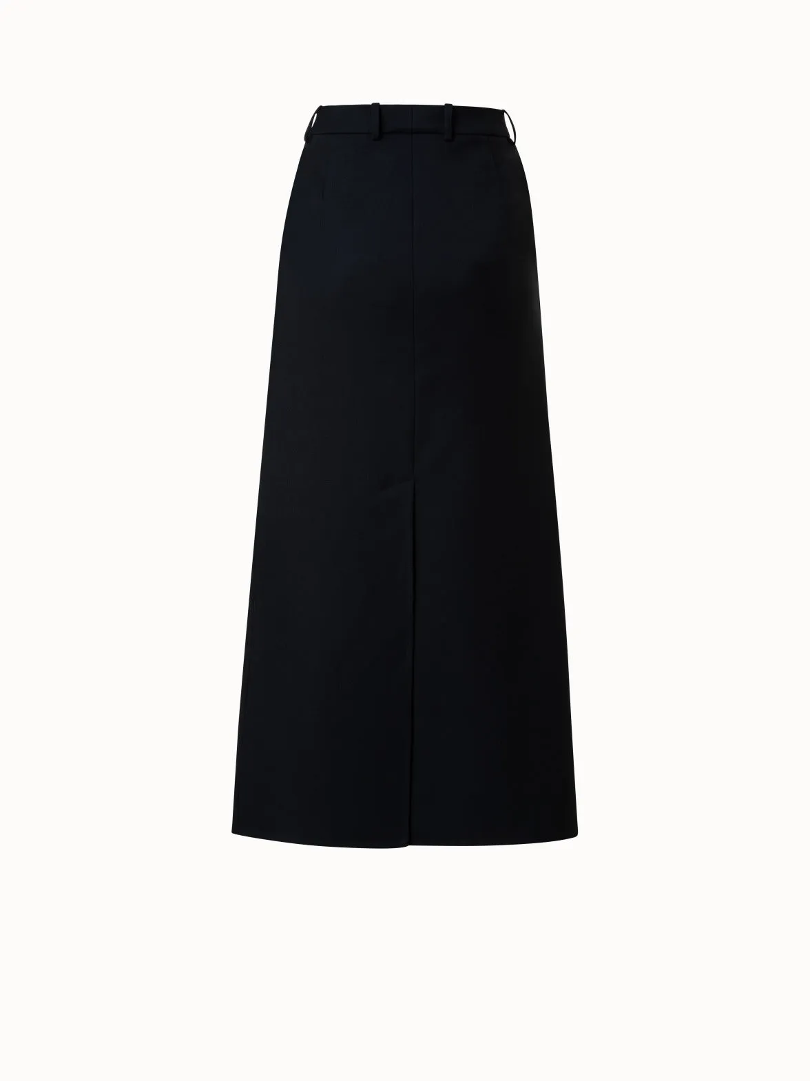 Wool Double-Face Maxi Skirt