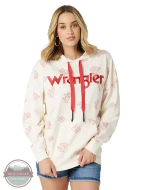 Wrangler Women's Star Rodeo White Hoodie